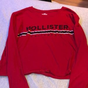 red long sleeve shirt from hollister